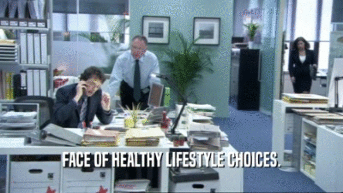 FACE OF HEALTHY LIFESTYLE CHOICES.  