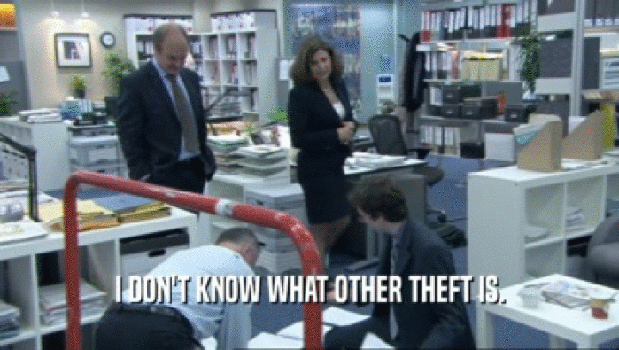 I DON'T KNOW WHAT OTHER THEFT IS.
  