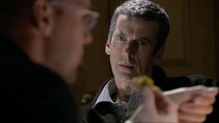 YOU SEE WHAT I'M DOING? I'M EATING THE ONION BHAJI. 