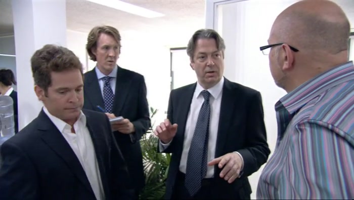 A CHANGE OF MANAGEMENT STYLES HERE FROM TOUCHY-FEELY TO SMASHY-TESTES. 