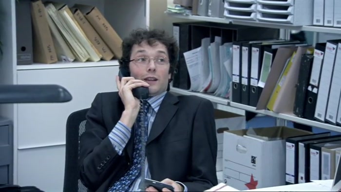 DOING HIS BEST TO BE HEARD OVER A FORCE 10 FUCKING FROM THE FUCKER. 