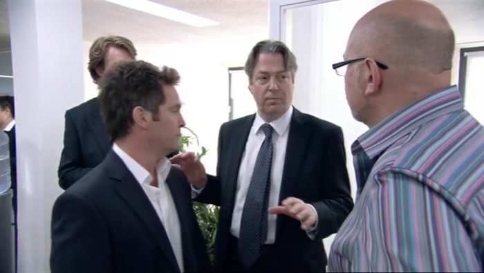 A CHANGE OF MANAGEMENT STYLES HERE FROM TOUCHY-FEELY TO SMASHY-TESTES. 