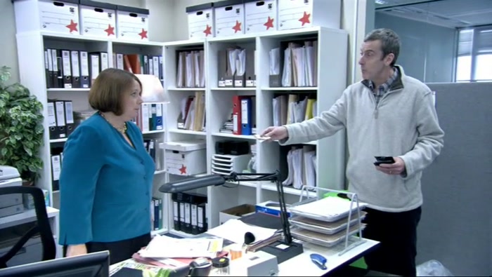 IS A TENNER ENOUGH? TAKE THE MONEY, WOMAN, COME ON. 