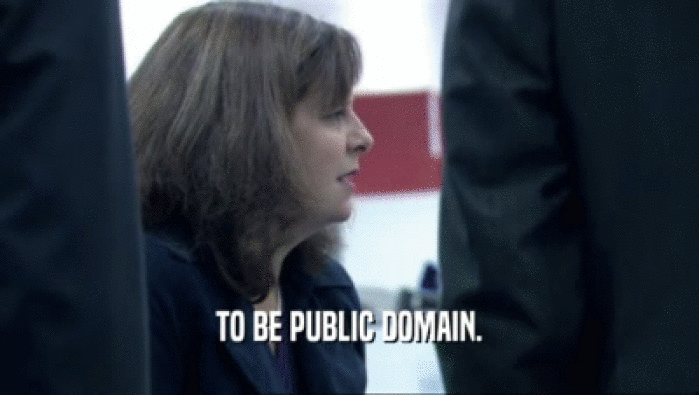 TO BE PUBLIC DOMAIN.  