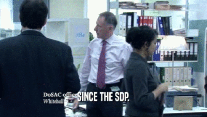 SINCE THE SDP.  