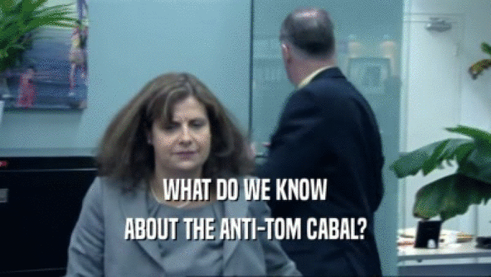 WHAT DO WE KNOW
 ABOUT THE ANTI-TOM CABAL?
 