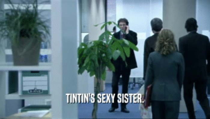 TINTIN'S SEXY SISTER.
  