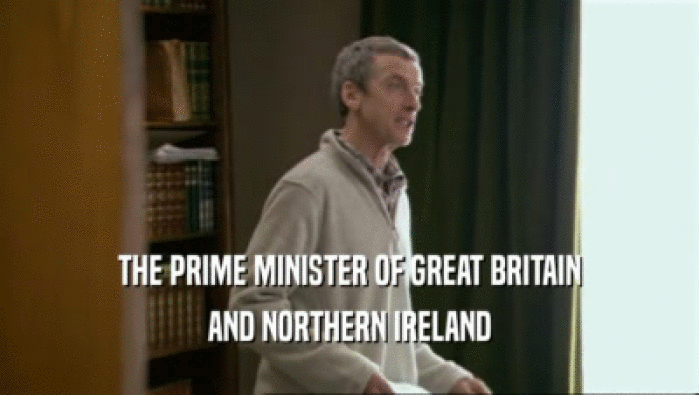 THE PRIME MINISTER OF GREAT BRITAIN AND NORTHERN IRELAND 