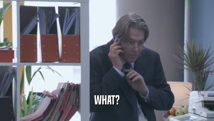 WHAT?  