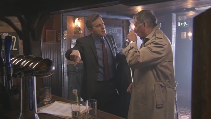 WHY DON'T YOU STAY HERE AND CREEP OUT THE BARMAID? 