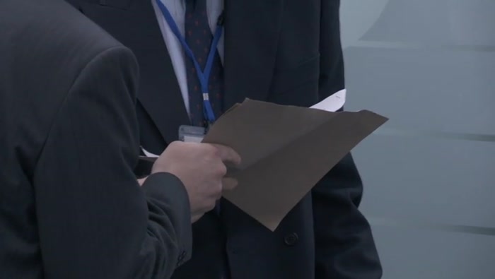 GIVE HIM THIS, FINAL LIST OF STAFF CUTS. NEEDS HIS SIGNATURE. 