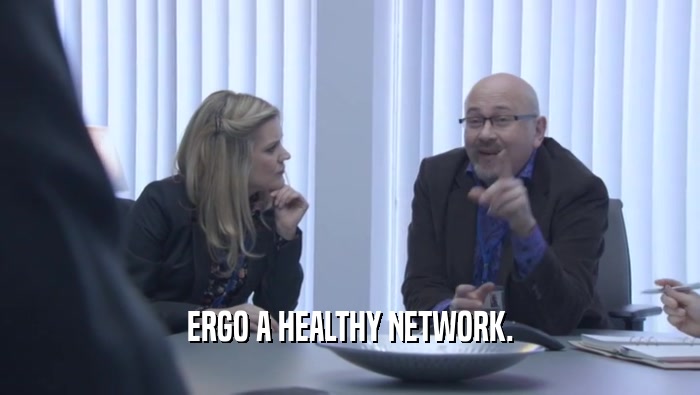 ERGO A HEALTHY NETWORK.
  
