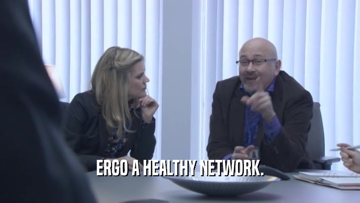 ERGO A HEALTHY NETWORK.  