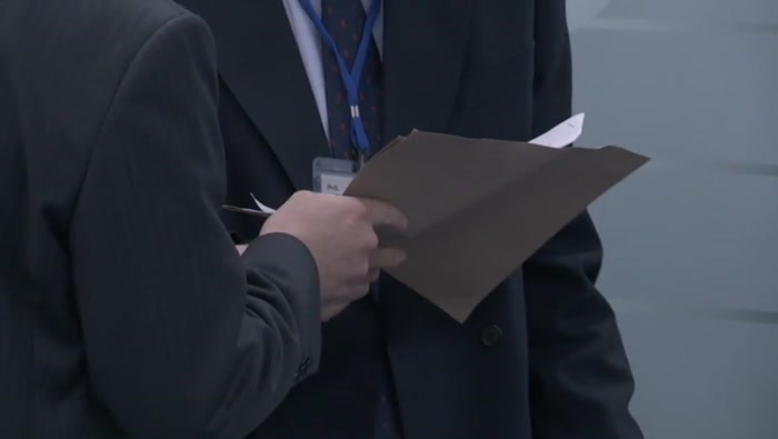 GIVE HIM THIS, FINAL LIST OF STAFF CUTS. NEEDS HIS SIGNATURE. 