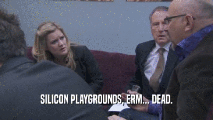 SILICON PLAYGROUNDS, ERM... DEAD.  