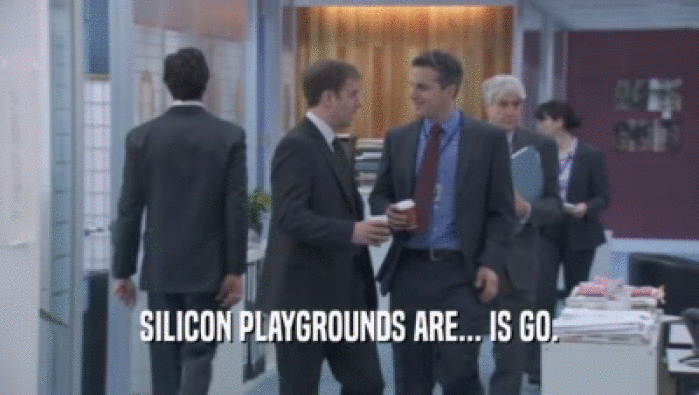 SILICON PLAYGROUNDS ARE... IS GO.  