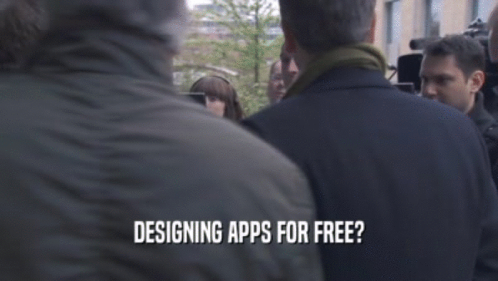 DESIGNING APPS FOR FREE?
  