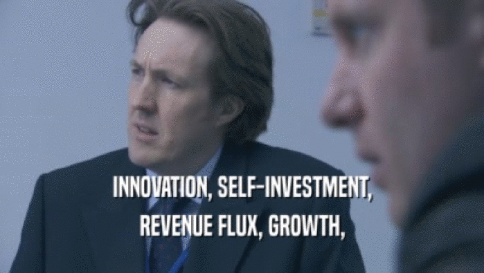 INNOVATION, SELF-INVESTMENT,
 REVENUE FLUX, GROWTH,
 