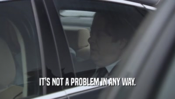 IT'S NOT A PROBLEM IN ANY WAY.  