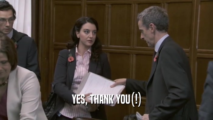 YES, THANK YOU(!)  