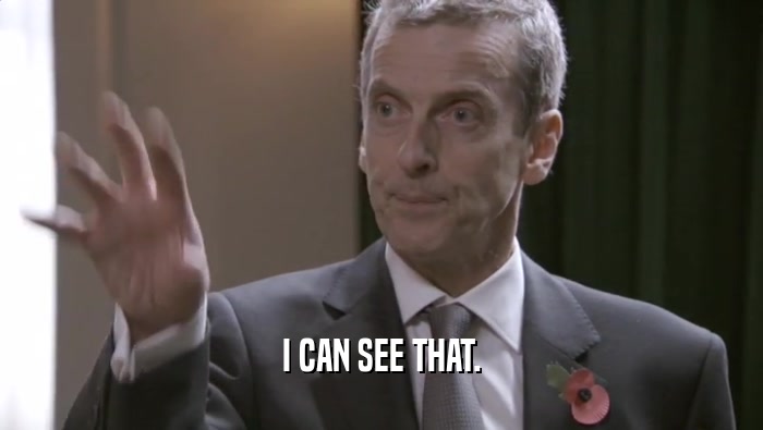 I CAN SEE THAT.  