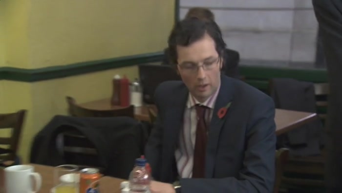 IT'S A GOOD SPEECH, I THINK. DOES IT NEED A BIT OF A...? RETHINK. 