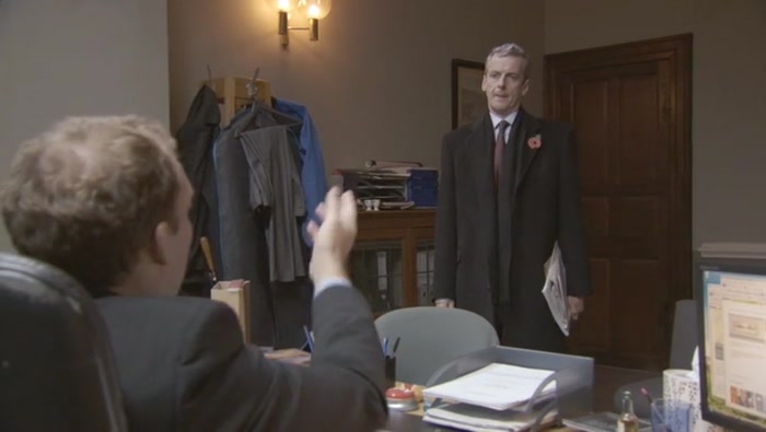 THE LEADER OF THE OPPOSITION IS IN THAT ROOM, MALCOLM, 