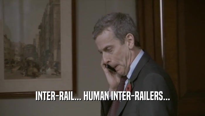 INTER-RAIL... HUMAN INTER-RAILERS...  