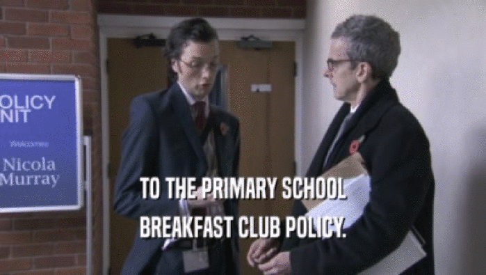 TO THE PRIMARY SCHOOL BREAKFAST CLUB POLICY. 
