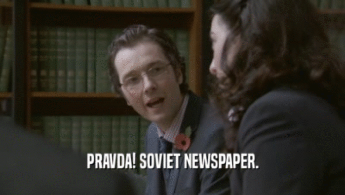 PRAVDA! SOVIET NEWSPAPER.
  