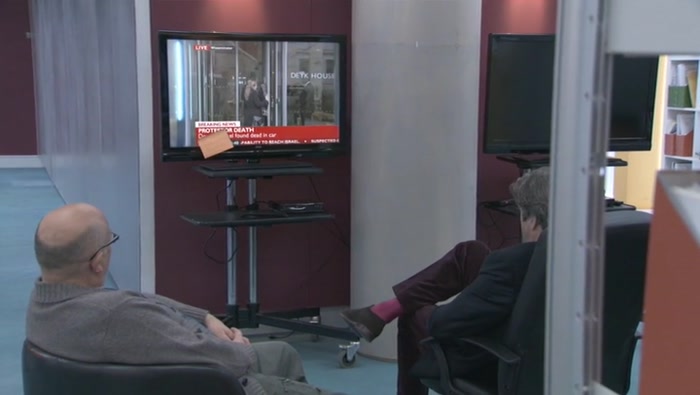 MOMENTS LIKE THIS MAKE YOU REALISE WHY ELVIS SHOT SO MANY TVS. WHY ELVIS SHOT SO MANY TVS.