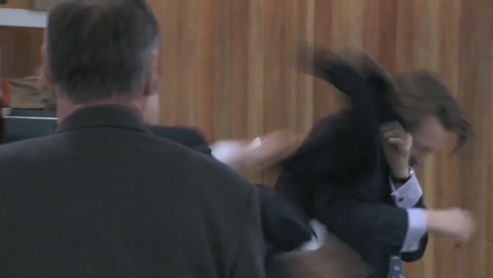 I'M GONNA GO AND TALK STEWART DOWN. I DON'T WANT THE FUCKING TROUSERS. 