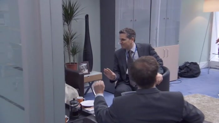 THE MINISTER IS UNAWARE THAT YOU'RE HERE, THAT YOU'RE HERE,