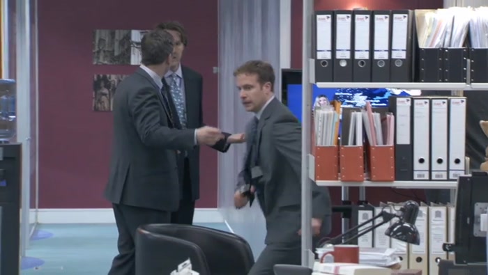 COULD YOU MAKE HER A TEA? I'M IN CHARGE. YOU'RE NOT IN CHARGE. I'M IN CHARGE. YOU'RE NOT IN CHARGE.