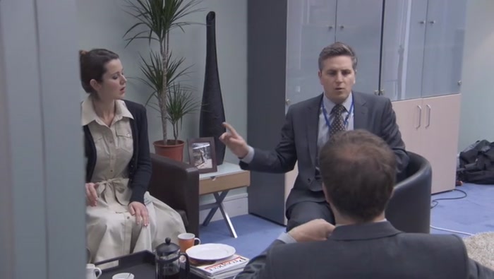 SO SHE'S A SECURITY RISK? OH, NO - I'D FORGOTTEN. YOU'RE NOT OH, NO - I'D FORGOTTEN. YOU'RE NOT