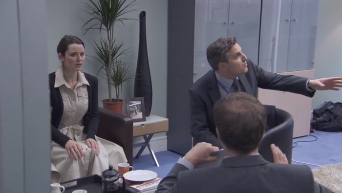 SO SHE'S A SECURITY RISK? OH, NO - I'D FORGOTTEN. YOU'RE NOT OH, NO - I'D FORGOTTEN. YOU'RE NOT