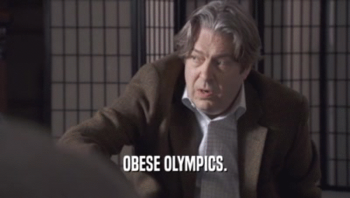 OBESE OLYMPICS.
  