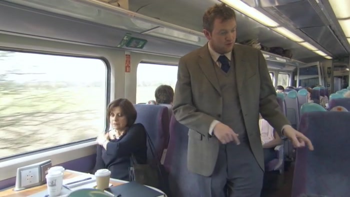 ACTUALLY, HAVING AN ACCURATE WEE INTO A MOVING TRAIN TOILET 