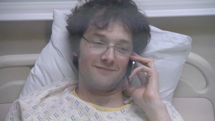 BECAUSE I'M IN ST THOMAS' HOSPITAL, GLENN. 