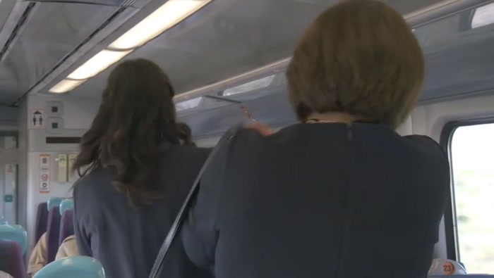 I HAVE TO GET OFF THIS TRAIN, I'M HYPER FUCKING VENTILATING. 