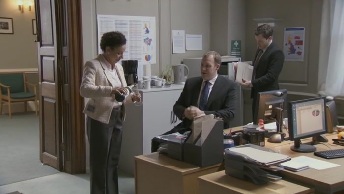 AH, SUZY, MIGHT SHAKE IT UP, SPRAY IT ROUND THE ROOM LIKE A... 