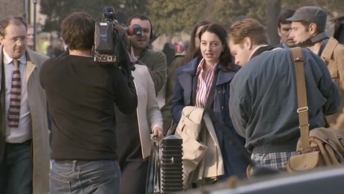 SHE WON'T BE ANSWERING ANY QUESTIONS AT THIS TIME, THANK YOU. 