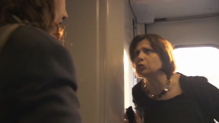I FUCKING KNOW I'M STUCK ON A TRAIN. JUST ATTACK, ATTACK, AND DO IT 