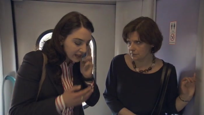 SHE'LL CRASH, SO YOU'VE GOTTA CALL AND STOP HIM, OK? WE... 