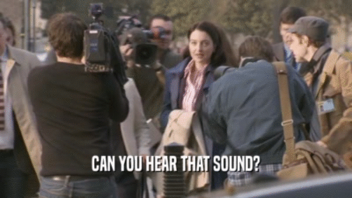 CAN YOU HEAR THAT SOUND?  