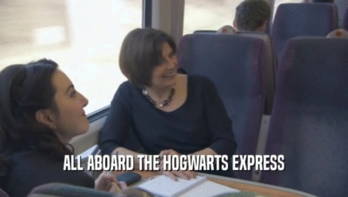 ALL ABOARD THE HOGWARTS EXPRESS
  