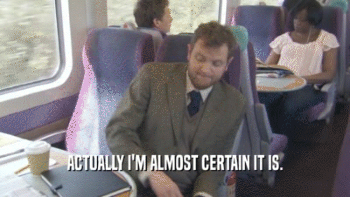 ACTUALLY I'M ALMOST CERTAIN IT IS.  