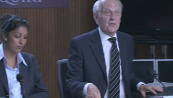 AT YOUR LAST APPEARANCE AT THIS INQUIRY, 