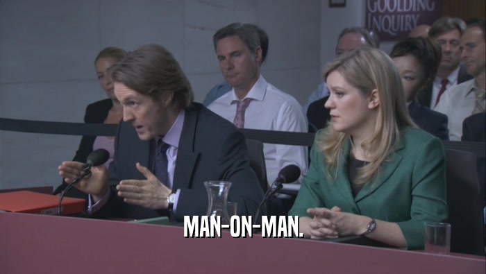 MAN-ON-MAN.  