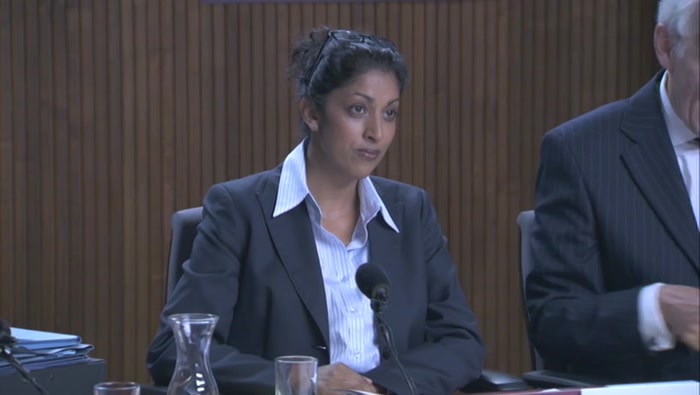 AT YOUR LAST APPEARANCE AT THIS INQUIRY, 